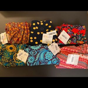 Lot of 6 LuLaRoe Skirts NWT